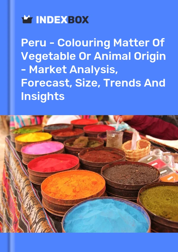 Report Peru - Colouring Matter of Vegetable or Animal Origin - Market Analysis, Forecast, Size, Trends and Insights for 499$